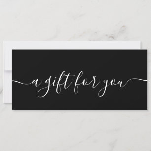 Professional Simple Chic Boutique Gift Certificate