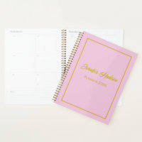 Professional Simple Girly Cute Light Rose Weekly