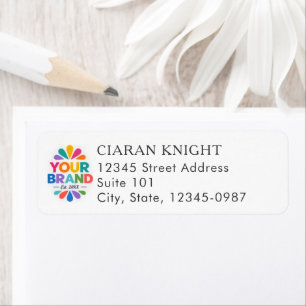 Professional Simple Logo Business Return Address Label