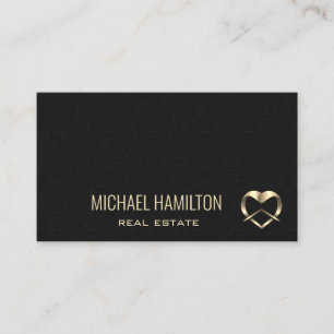 Professional simple minimalist real estate business card