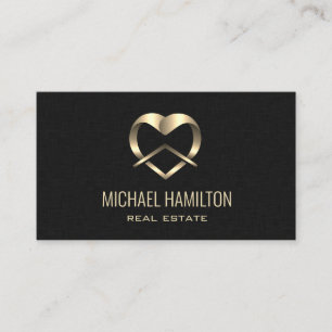 Professional simple minimalist real estate business card