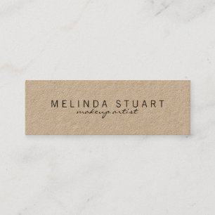 Professional Simple Modern Kraft Paper Mini Business Card
