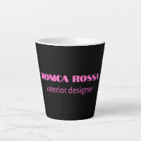 Professional Simple Modern Neon Pink Black