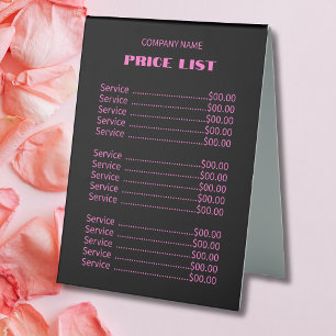 Professional Simple Modern Neon Pink Price List