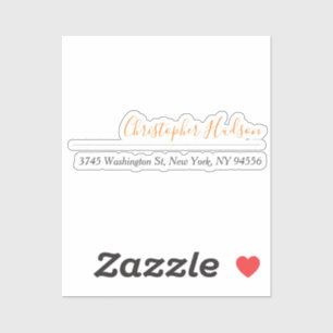 Professional Simple Plain Calligraphy Name