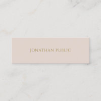 Professional Simple Plain Gold Text Elegant Modern