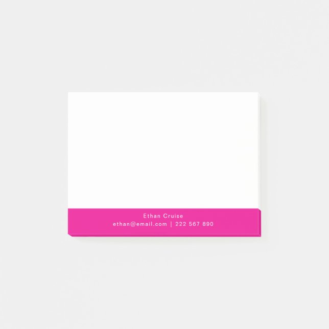 Professional Simple White Post-it Notes (Front)