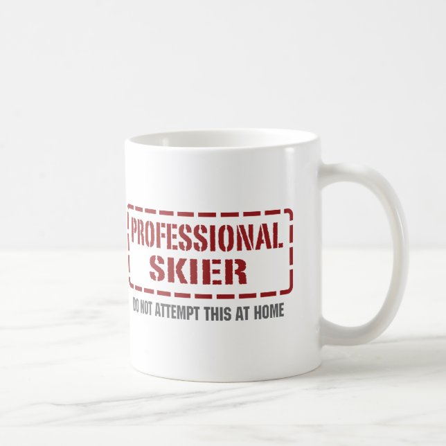 Professional Skier Coffee Mug (Right)