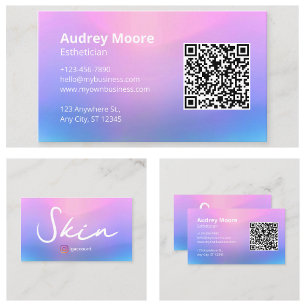 Professional Skin Aesthetician Business Card