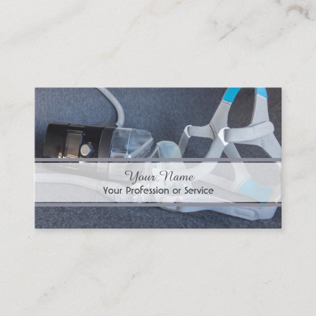 Professional sleep apnoea cpap business card (Front)