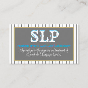 Professional SLP business cards