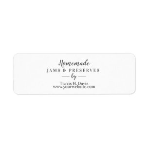 Professional Small Honey Business Return Address Label