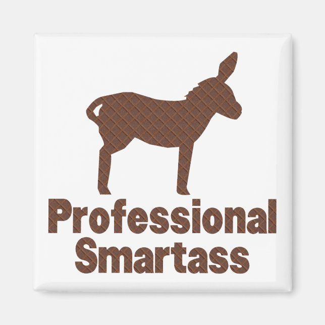 Professional Smartass Magnet (Front)
