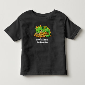 Professional Snack Guardian – Cute Dragon Fantasy  Toddler T-Shirt