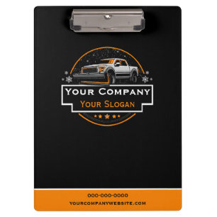 Professional Snow Removal, Snow Ploughing Company Clipboard
