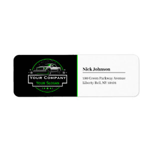 Professional Snow Removal, Snow Ploughing Company Return Address Label