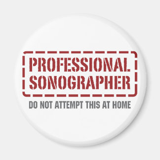 Professional Sonographer Magnet