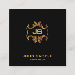 Professional Sophisticated Luxury Silk Square Business Card