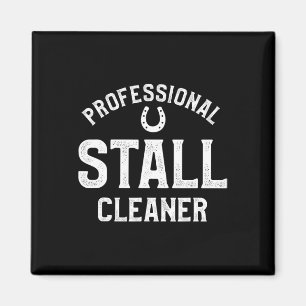 Professional Stall Cleaner Horseback Riding Equest Magnet
