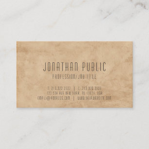 Professional Stylish Design Modern Clean Plain Business Card