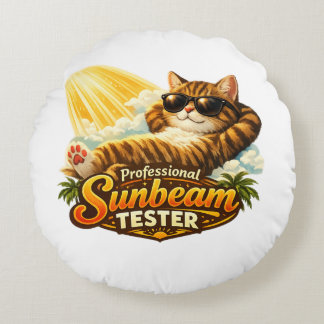 Professional Sunbeam Tester Cat Pillow