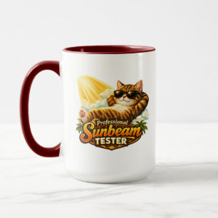 Professional Sunbeam Tester Funny Cat Jum Mug