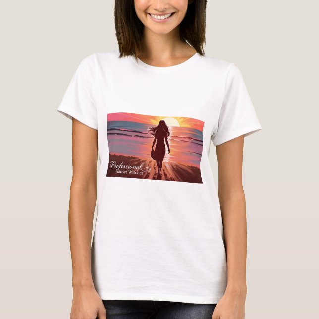 Professional Sunset Watcher T-Shirt (Front)