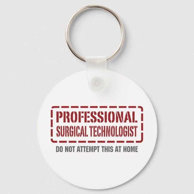 Professional Surgical Technologist Key Ring (Front)