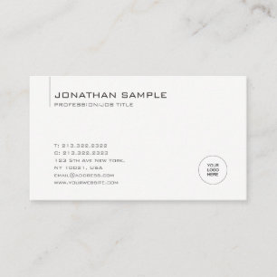 Professional Template Minimalist Modern Trendy Business Card