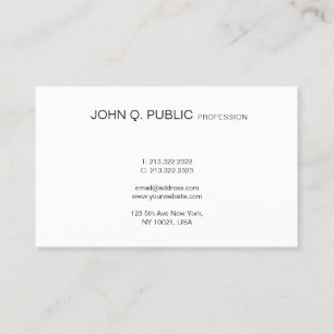 Professional Template Modern Elegant Cool Sleek Business Card