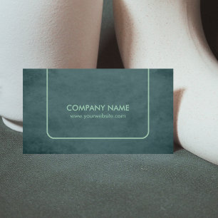 Professional Textured Green Consultant Business Card