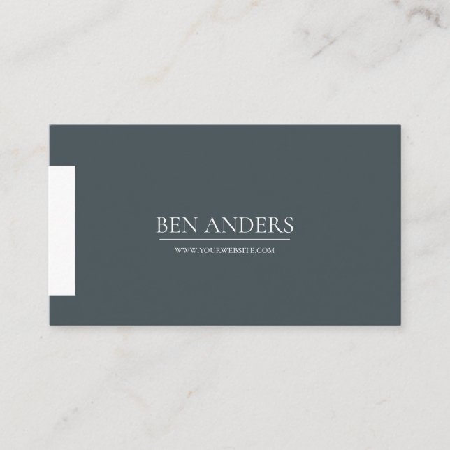 Professional Title Business Card (Front)