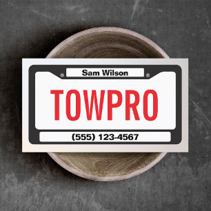 Professional Tow Truck Service Business Card