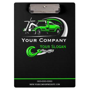 Professional Towing Company, Hauling Service Busin Clipboard
