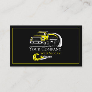 Professional Towing Company, Hauling Service Business Card