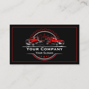 Professional Towing Company, Hauling Service Business Card