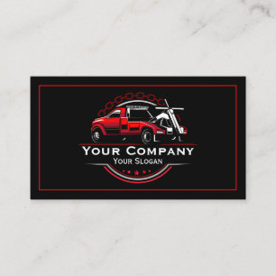 Professional Towing Company, Hauling Service Business Card