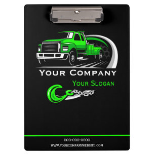 Professional Towing Company, Hauling Service Clipboard