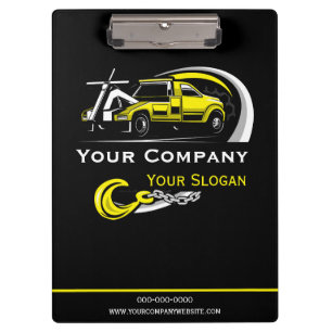 Professional Towing Company, Hauling Service Clipboard
