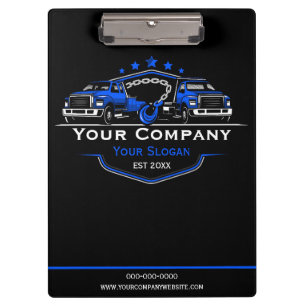 Professional Towing Company, Hauling Service Clipboard