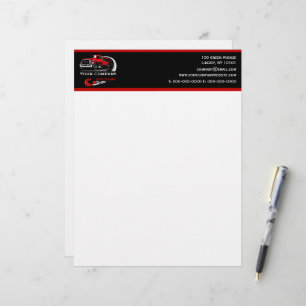Professional Towing Company, Hauling Service Custom Letterhead
