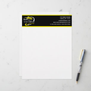 Professional Towing Company, Hauling Service Custom Letterhead