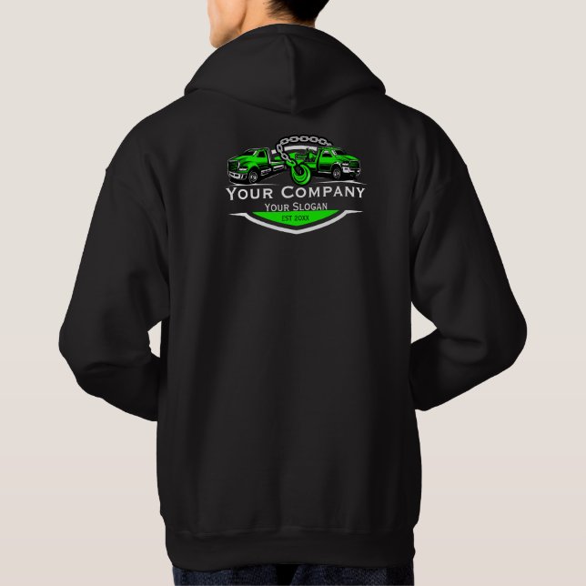 Professional Towing Company, Hauling Service Hoodie (Back)