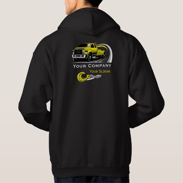 Professional Towing Company, Hauling Service Hoodie (Back)