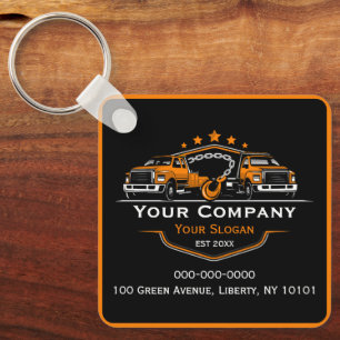 Professional Towing Company, Hauling Service Key Ring