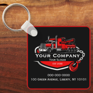 Professional Towing Company, Hauling Service Key Ring