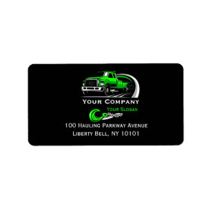 Professional Towing Company, Hauling Service Label