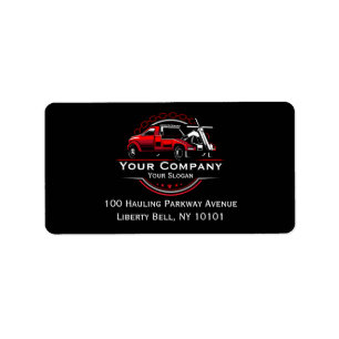 Professional Towing Company, Hauling Service Label