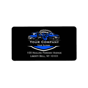 Professional Towing Company, Hauling Service Label