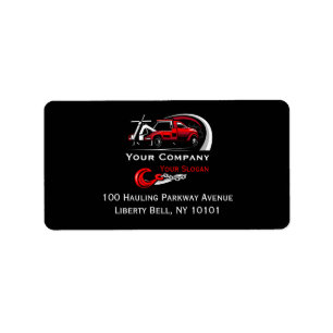 Professional Towing Company, Hauling Service Label